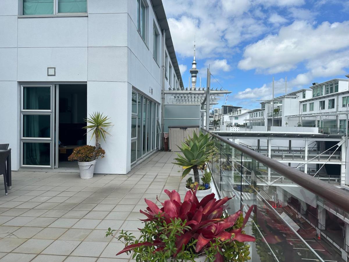 Waterfront Seaview Hotel Apartment - Same Building Block As Auckland Hilton Exterior foto